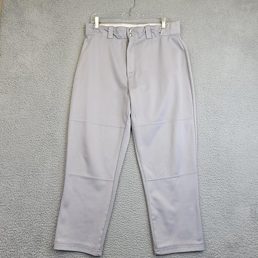 Wilson Baseball Pants Adult Men's Large Gray 27 Inseam‎ Sports Uniform Outdoor